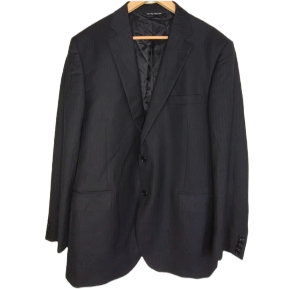 Ermenegildo Zegna Saks Fifth Avenue Classic Wool Office Sport Coat Blazer Sz 44R - Picture 1 of 16